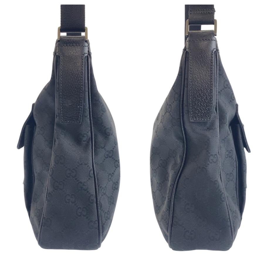 GUCCI グッチ ブラック 黒 シルバー金具 GGキャンバス 131211