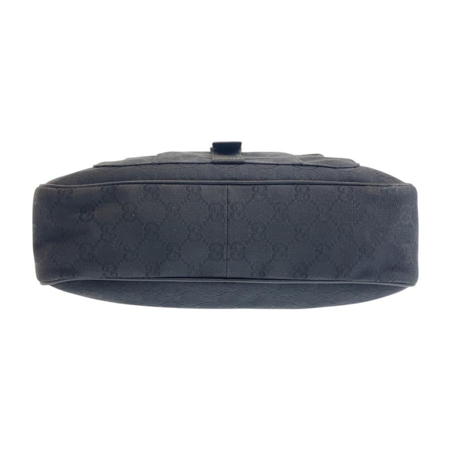 GUCCI グッチ ブラック 黒 シルバー金具 GGキャンバス 131211
