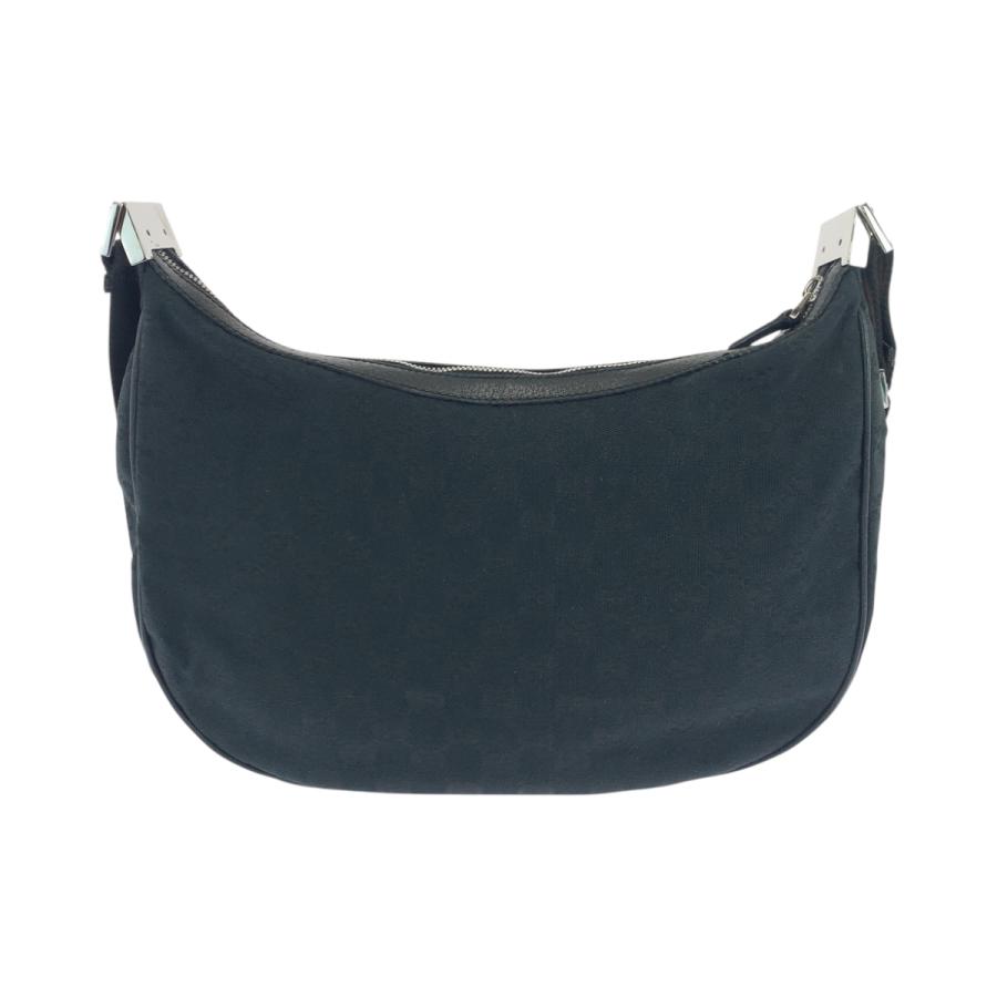GUCCI（グッチ） 美品 ブラック 黒 シルバー金具 GGキャンバス 122790 