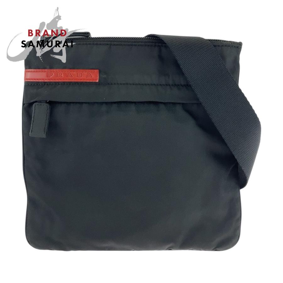 PRADA テスートナイロン ショルダーバッグ 黒 ギャランティカード/786 