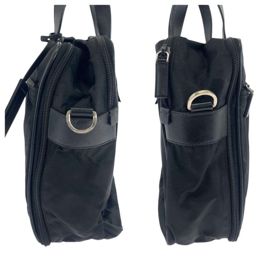 PRADA（プラダ） 美品 テスート 三角ロゴプレート ブラック 黒