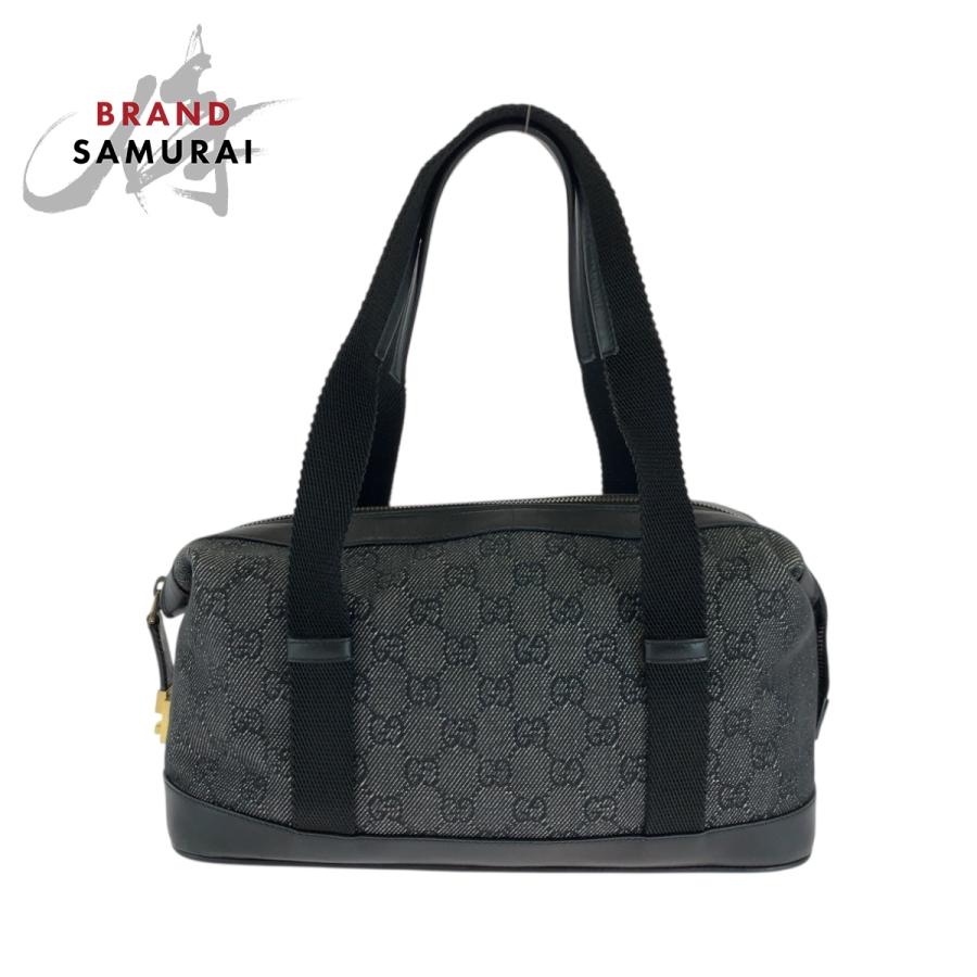 GUCCIショルダーバッグGG柄ブラックゴールド金具 GUCCI 美品 グッチ ブラック 黒 ゴールド金具 GGキャンバス