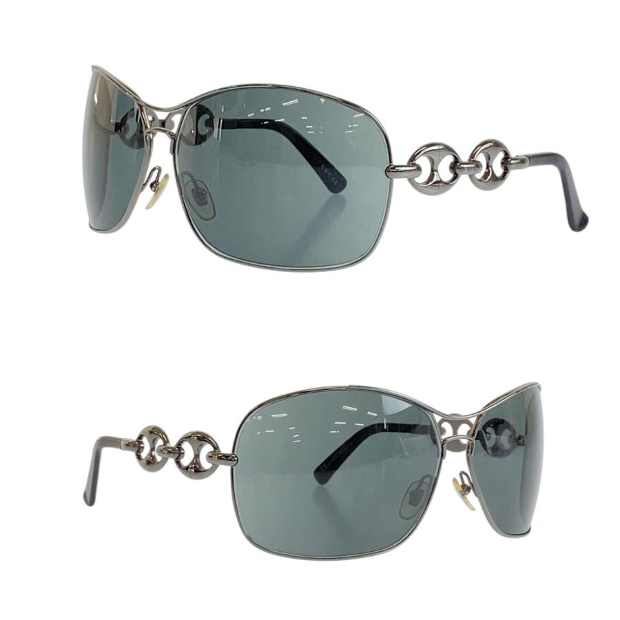 GUCCI（グッチ） ブラック 黒 ガンメタリック ガラス/プラスチック