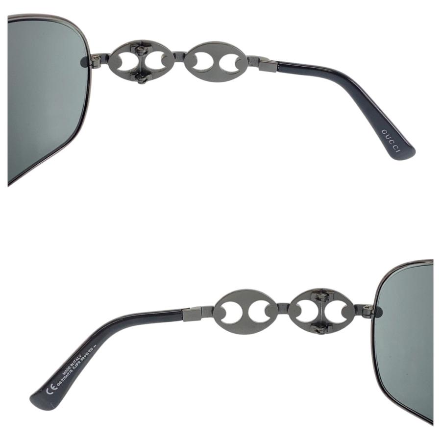 GUCCI（グッチ） ブラック 黒 ガンメタリック ガラス/プラスチック