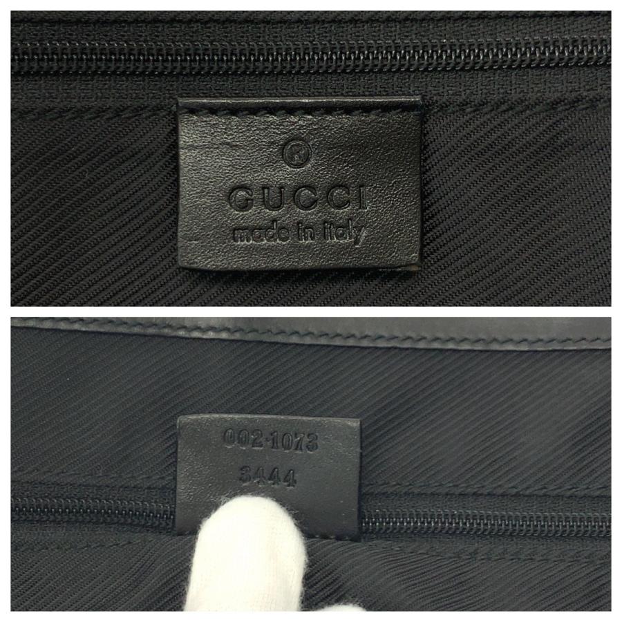 美品 GUCCI グッチ ジャッキー ブラック 黒 シルバー金具 GGキャンバス 