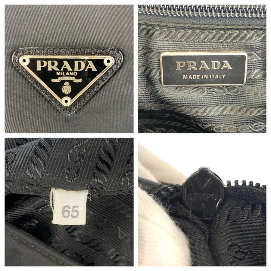 PRADA（プラダ） 美品 テスート 三角ロゴプレート サフィアーノレザー