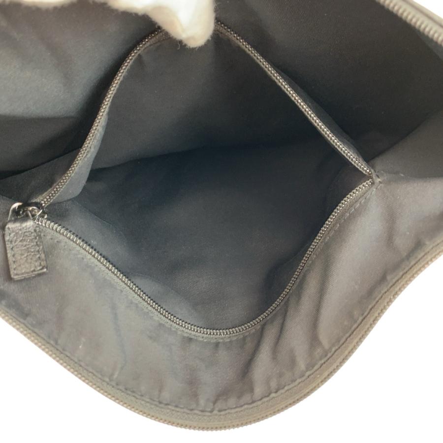 GUCCI（グッチ） 美品 GG柄 ブラック 黒 シルバー金具 ナイロン/レザー