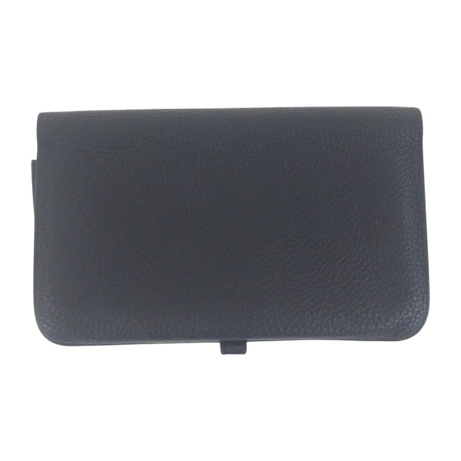 HERMES（エルメス） ドゴンGM ブラック 黒 ゴールド金具 トリヨン