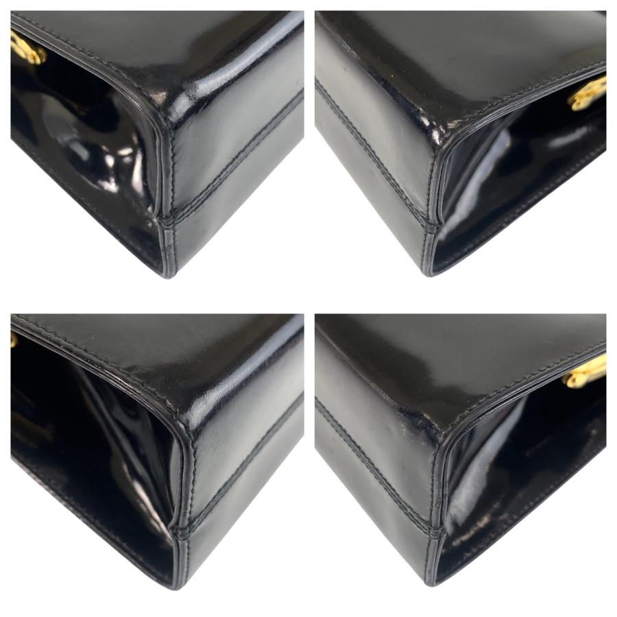 美品 Salvatore Ferragamo サルヴァトーレフェラガモ ヴィンテージ ヴァラリボン ブラック 黒 ハンドバッグ レディース 503291 |  | 02