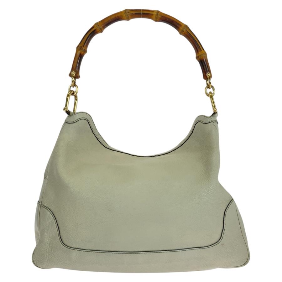GUCCI グッチ バンブー アイボリー ゴールド金具 レザー 282315 ショルダーバッグ ハンドバッグ 2WAY レディース 503347 【中古】 GUCCI（グッチ） バンブー アイボリー ゴールド金具 レザー 282315
