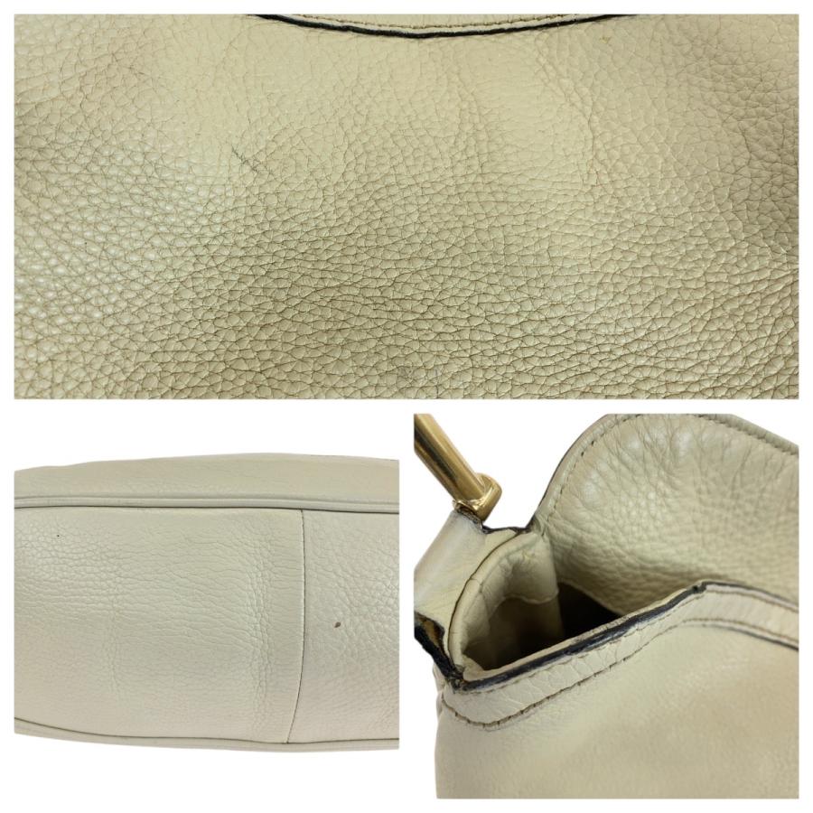 GUCCI グッチ バンブー アイボリー ゴールド金具 レザー 282315 ショルダーバッグ ハンドバッグ 2WAY レディース 503347 【中古】 GUCCI（グッチ） バンブー アイボリー ゴールド金具 レザー 282315