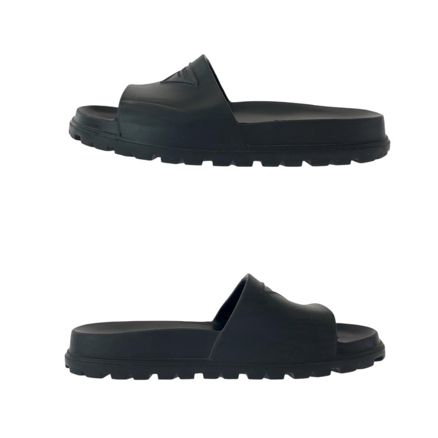PRADA（プラダ） スライドサンダル ロゴ 25-26cmくらい ブラック