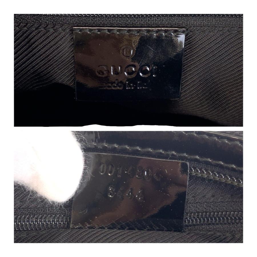 GUCCI（グッチ） 美品 ブラック 黒 ゴールド金具 GGキャンバス