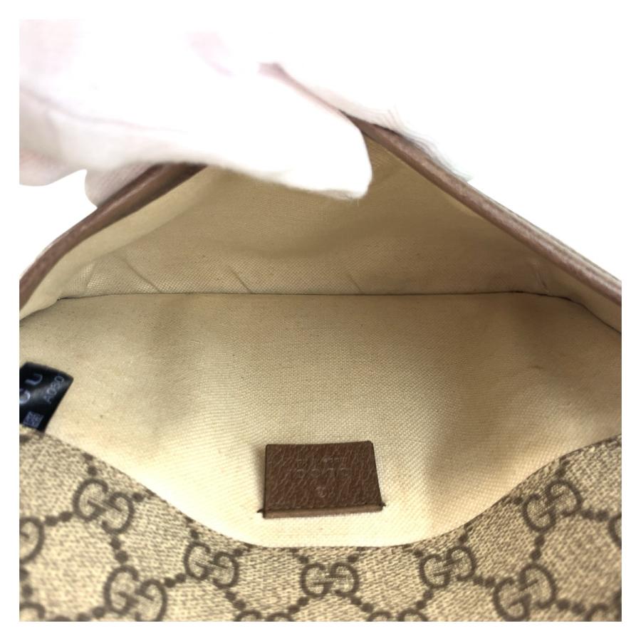 Gucci ボディバッグ ベージュ キャンバス GUCCI グッチ GGベルトバッグ オフィディア GGスプリーム ボディ
