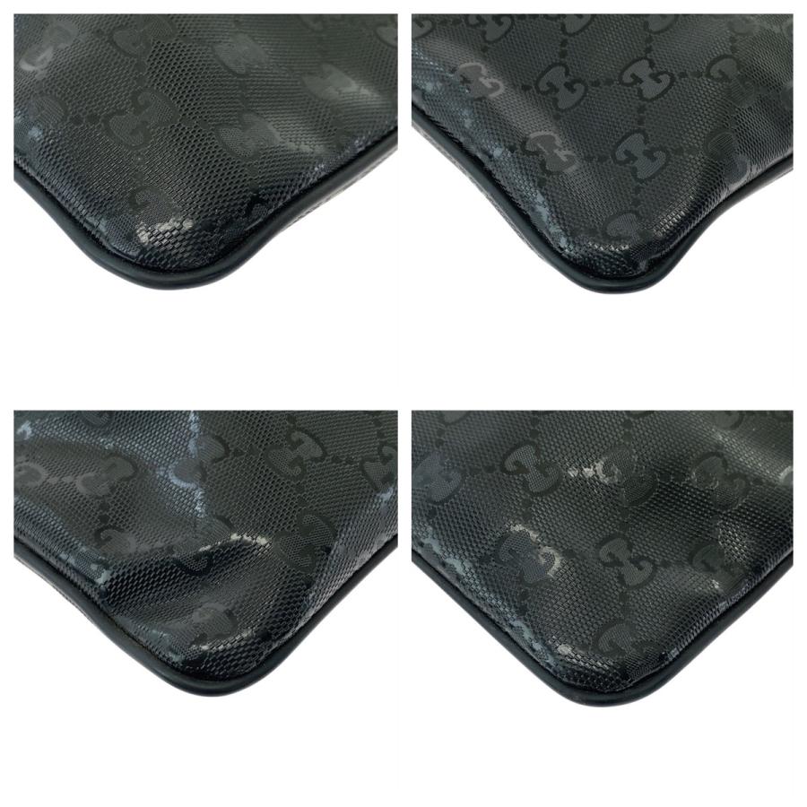GUCCI（グッチ） 美品 GGインプリメ ブラック 黒 PVC 201446