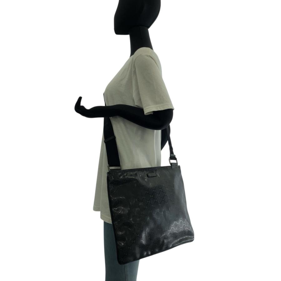 GUCCI（グッチ） 美品 GGインプリメ ブラック 黒 PVC 201446