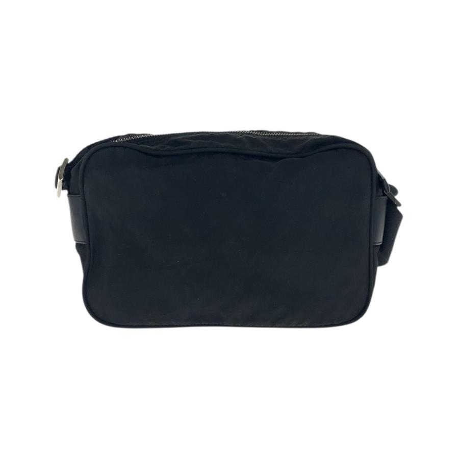 PRADA プラダ テスート 三角ロゴプレート ブラック 黒 シルバー金具 ナイロン/レザー ショルダーバッグ ボディバッグ カメラバッグ 503543 | PRADA | 01