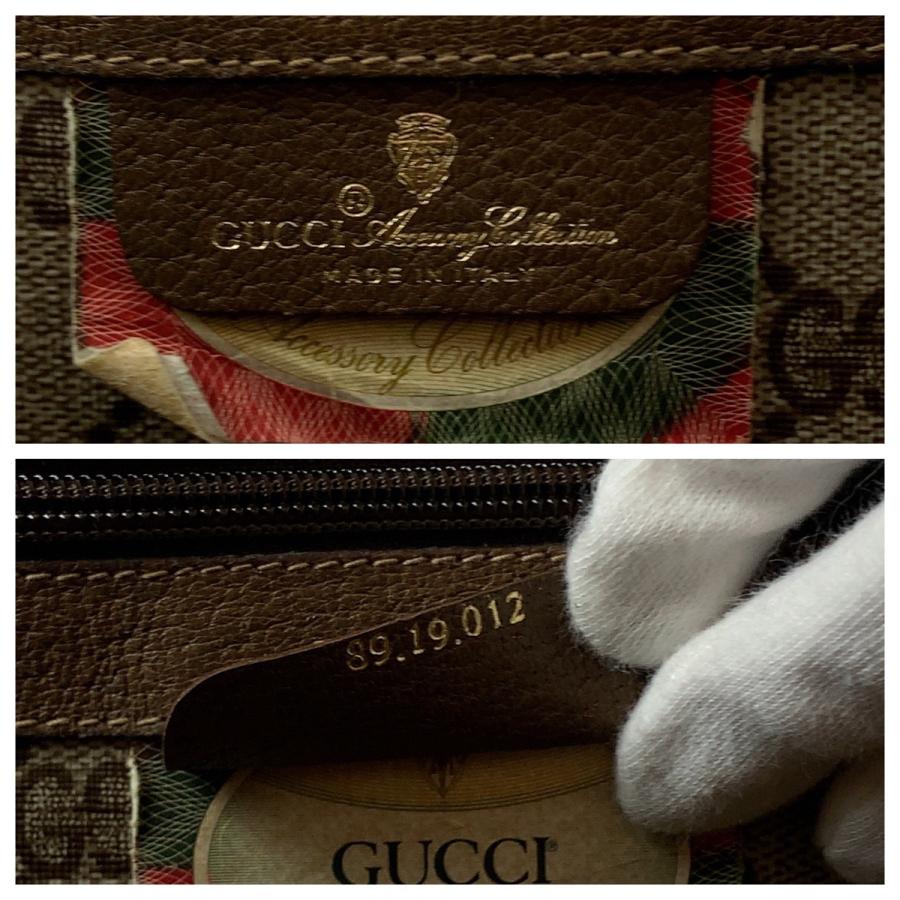 美品 GUCCI グッチ ヴィンテージ オールドグッチ シェリーライン ベージュ レッド グリーン ボストンバッグトラベルバッグ 503545 | GUCCI | 03