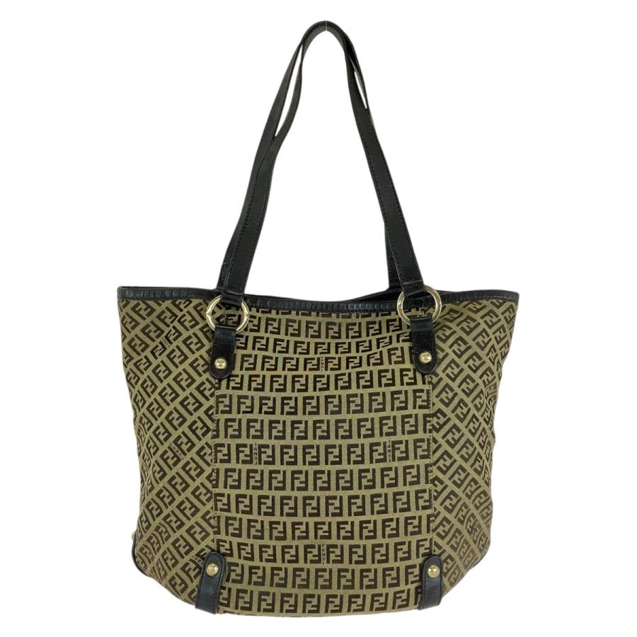 FENDI フェンディ ヴィンテージ ズッキーノ ブラウン ゴールド金具 キャンバス/8BH197 トートバッグ ショルダーバッグ レディース 503596 | FENDI | 01