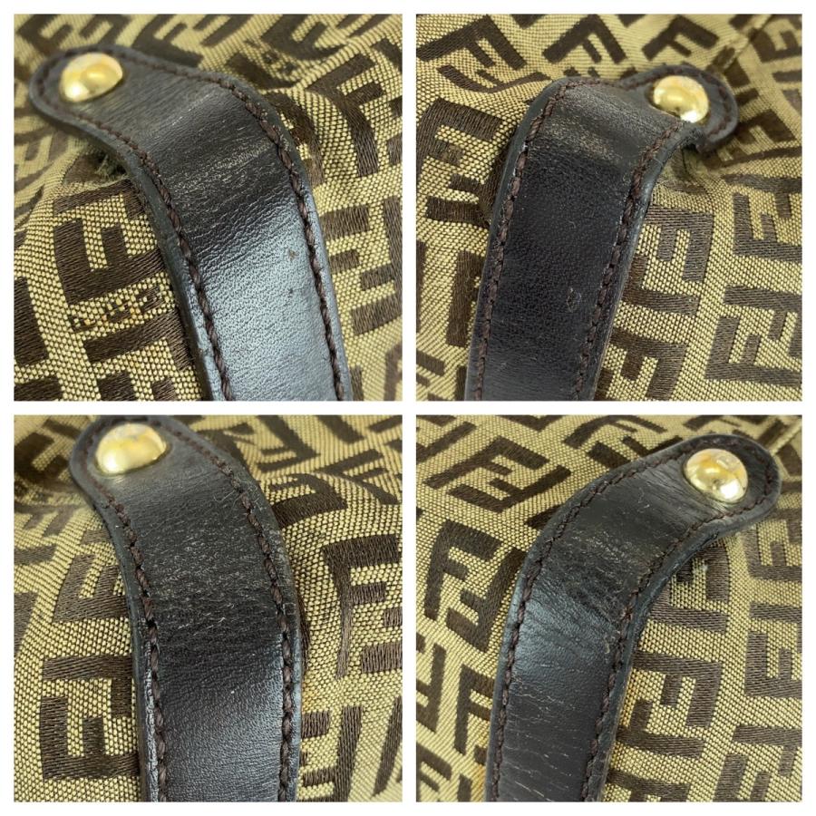 FENDI フェンディ ヴィンテージ ズッキーノ ブラウン ゴールド金具 キャンバス/8BH197 トートバッグ ショルダーバッグ レディース 503596 | FENDI | 02
