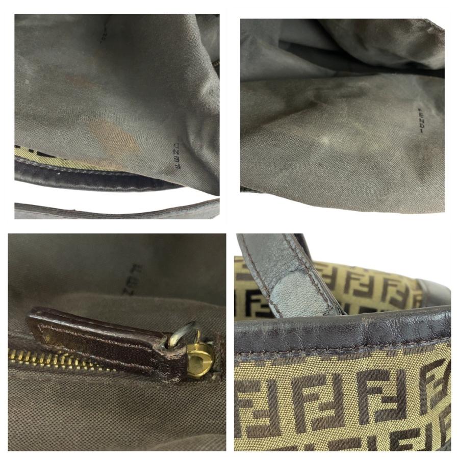 FENDI フェンディ ヴィンテージ ズッキーノ ブラウン ゴールド金具 キャンバス/8BH197 トートバッグ ショルダーバッグ レディース 503596 | FENDI | 06