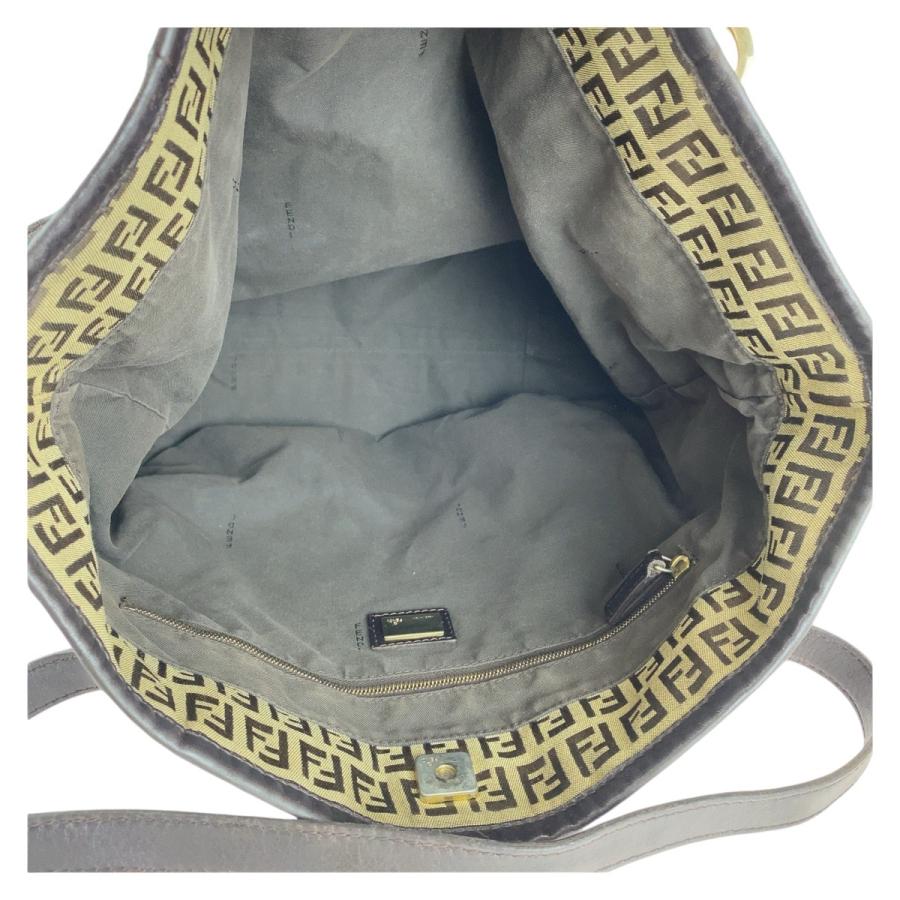 FENDI フェンディ ヴィンテージ ズッキーノ ブラウン ゴールド金具 キャンバス/8BH197 トートバッグ ショルダーバッグ レディース 503596 | FENDI | 09