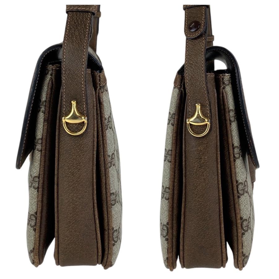 GUCCI グッチ オールドグッチ ブラウン ゴールド金具 GGスプリーム  