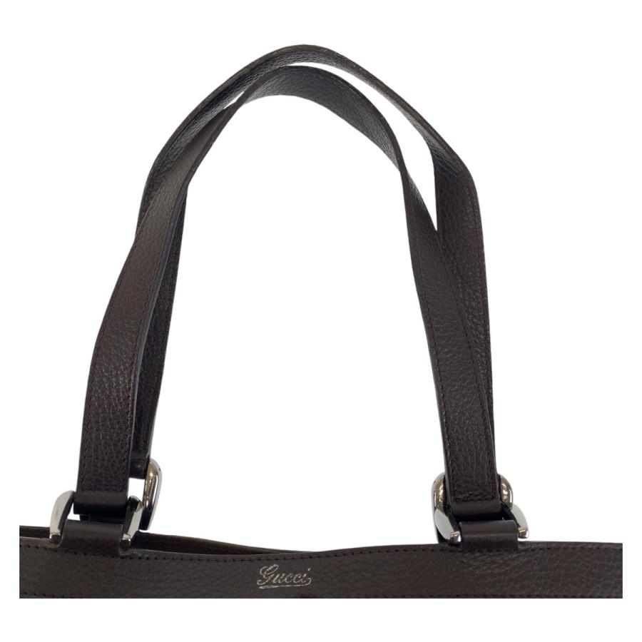 GUCCI グッチ アビー ブラウン シルバー金具 GGキャンバス