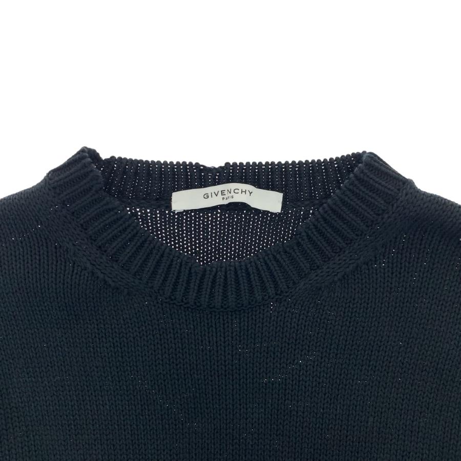 美品 Givenchy ジバンシー ロゴ サイズS ブラック 黒 ニット セーター