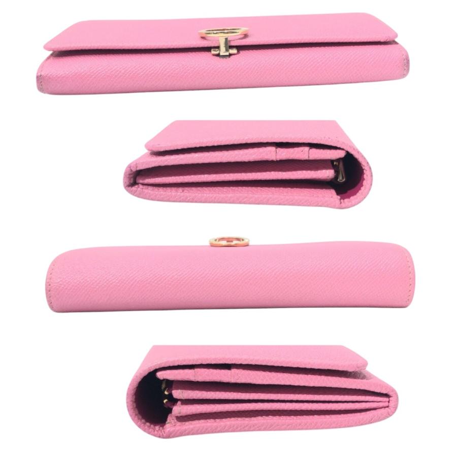 BVLGARI（ブルガリ） 美品 ビーゼロ ピンク ゴールド金具 レザー 長