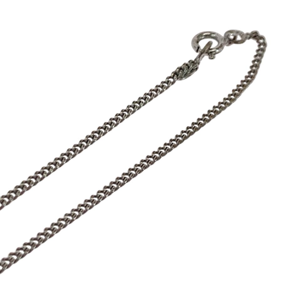 CHANEL シャネル ヴィンテージ ココマーク ラインストーン シルバー メッキ ネックレス レディース 503742_7