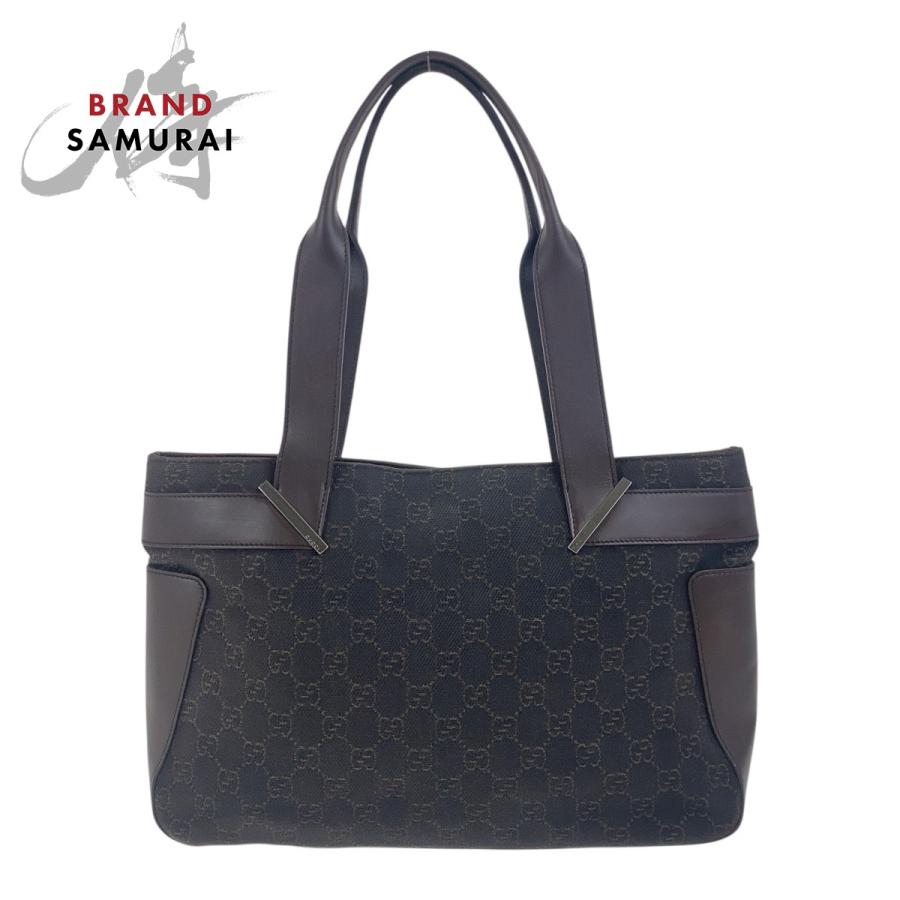 GUCCI GG キャンバス 73983 ハンドバッグ ダークブラウン GUCCI（グッチ） ブラウン シルバー金具 GGキャンバス 73983 トート
