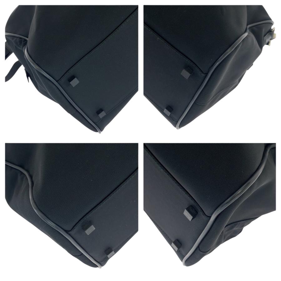 【美品】GUCCI ボストンバック 2way ナイロン 黒 シルバー金具 大容量 GUCCI（グッチ） 美品 ブラック 黒 シルバー金具 ナイロン 012 0399