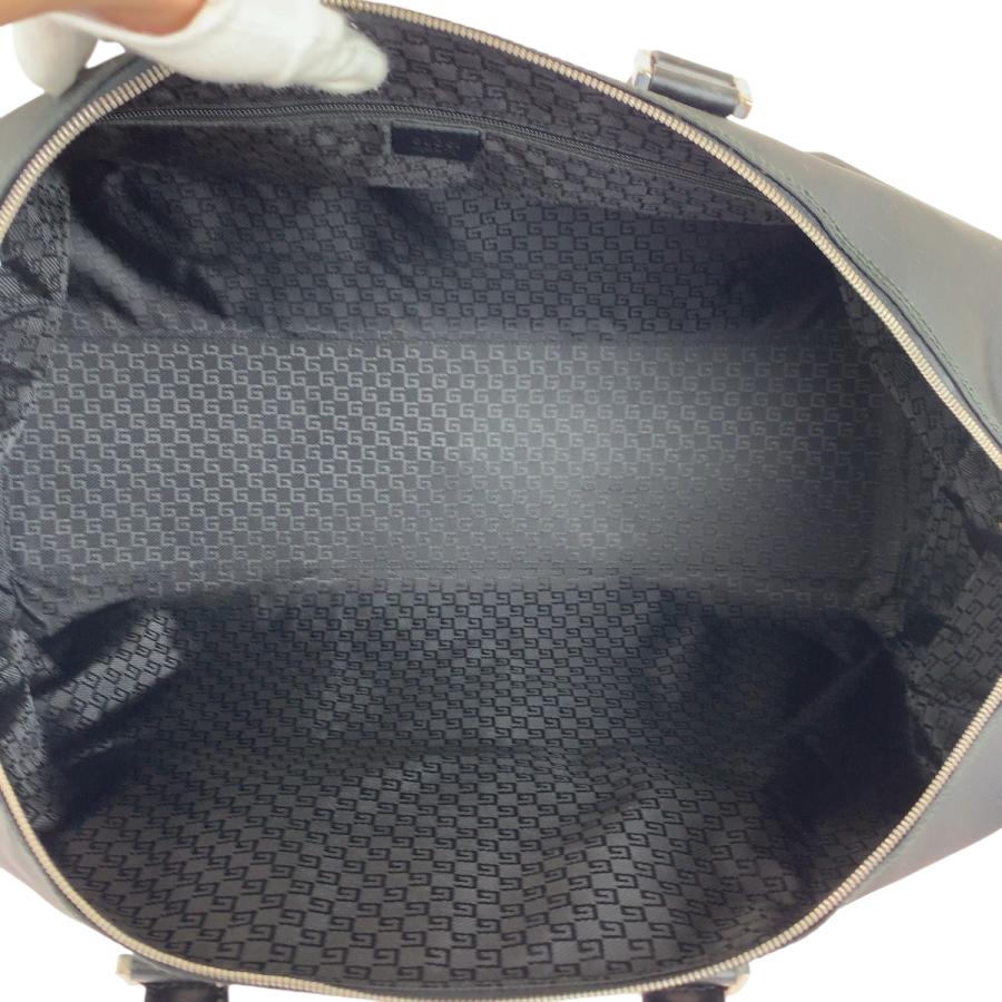 【美品】GUCCI ボストンバック 2way ナイロン 黒 シルバー金具 大容量 GUCCI（グッチ） 美品 ブラック 黒 シルバー金具 ナイロン 012 0399