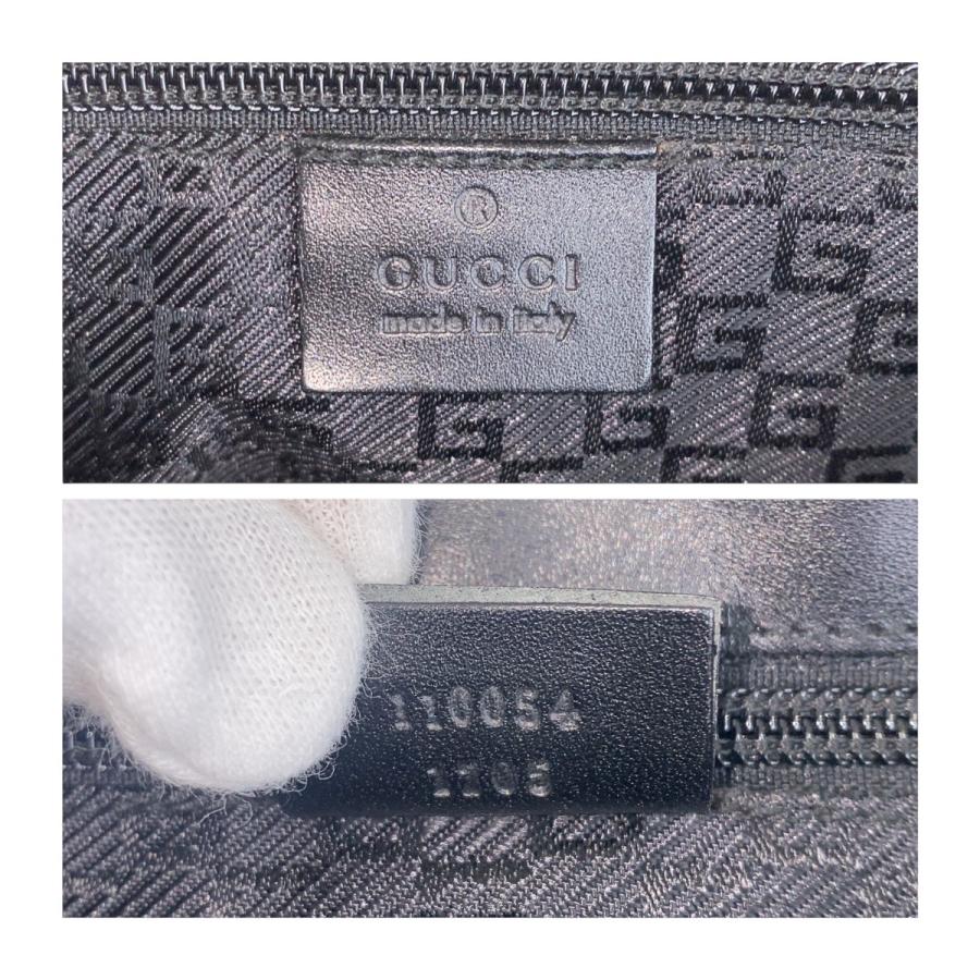 GUCCI（グッチ） 美品 ブラック 黒 シルバー金具 ナイロン/レザー