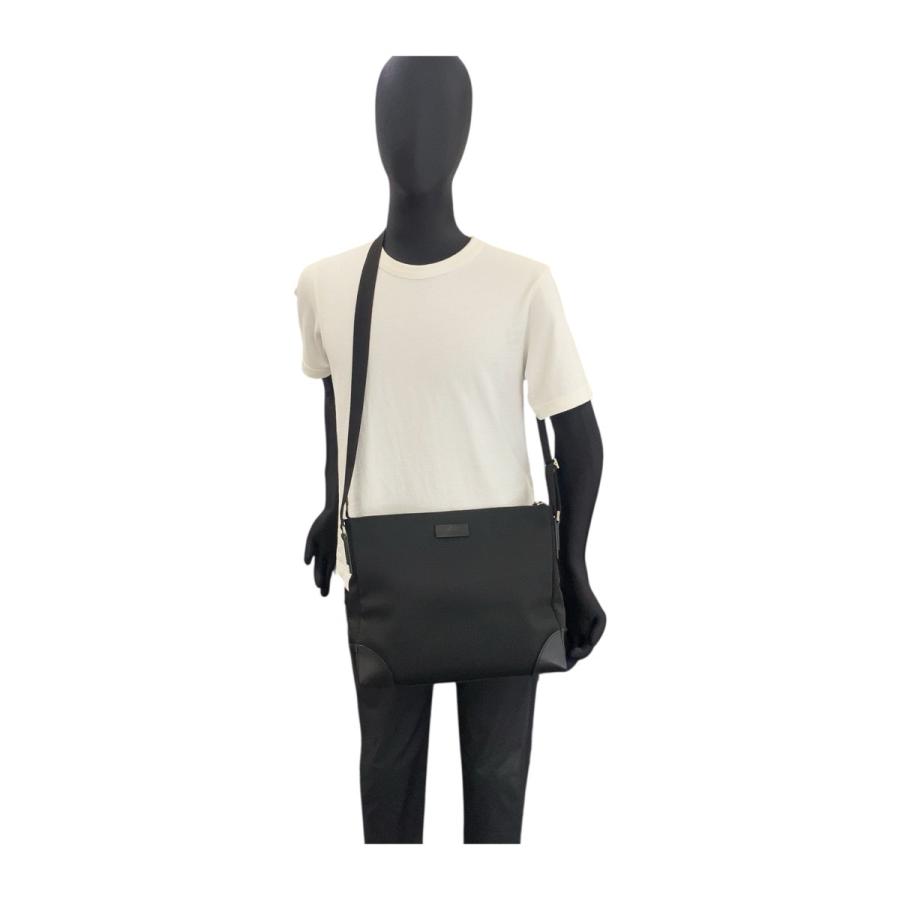 GUCCI（グッチ） 美品 ブラック 黒 シルバー金具 ナイロン/レザー