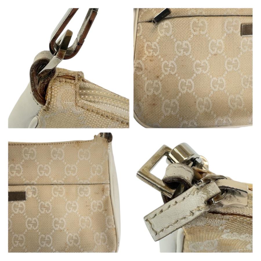 GUCCI（グッチ） バンブー ホワイト ベージュ GGキャンバス 001 3870