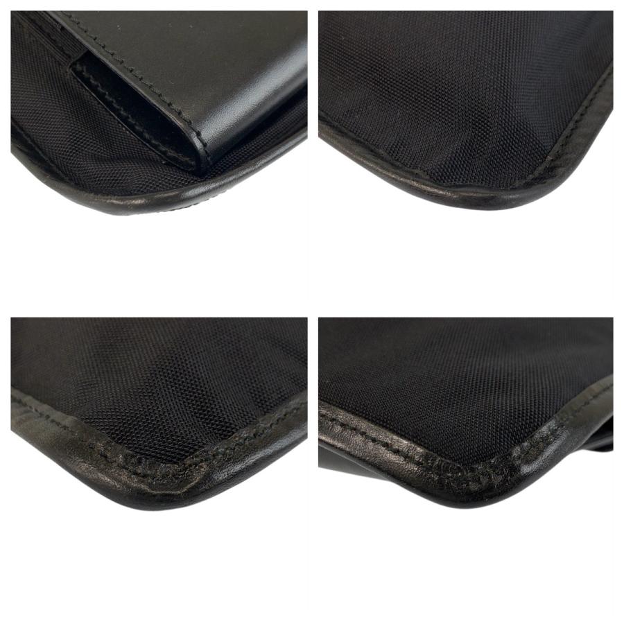 GUCCI（グッチ） ブラック 黒 シルバー金具 ナイロン/レザー 019 0335
