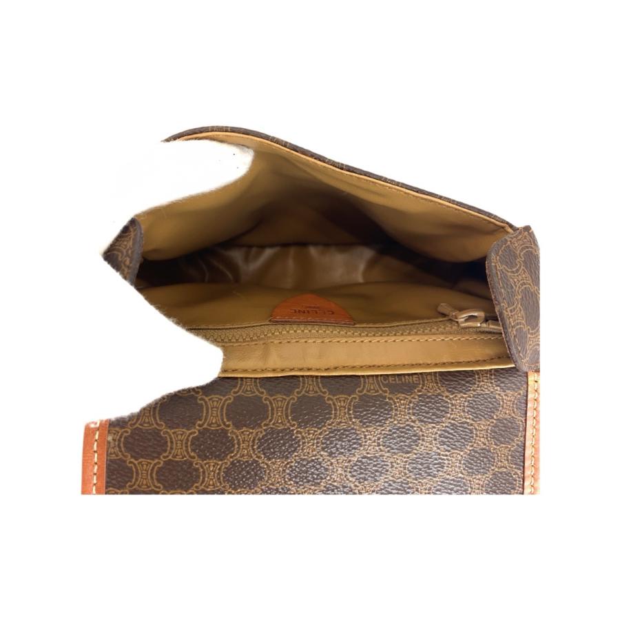 CELINE（セリーヌ） 美品 ヴィンテージ マカダム ブラウン ゴールド