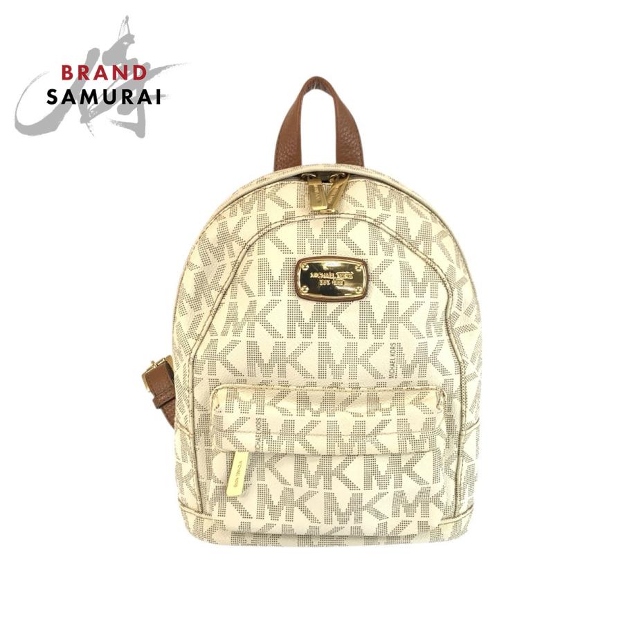 MICHAEL KORS（マイケルコース） 美品 MKシグネチャー ベージュ