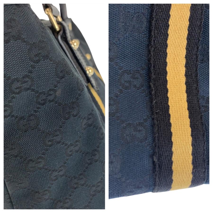 【OLD GUCCI】ビジネスバッグ　シェリーライン　ゴールド金具　ブラック GUCCI グッチ シェリーライン ブラック 黒 ゴールド金具 GG