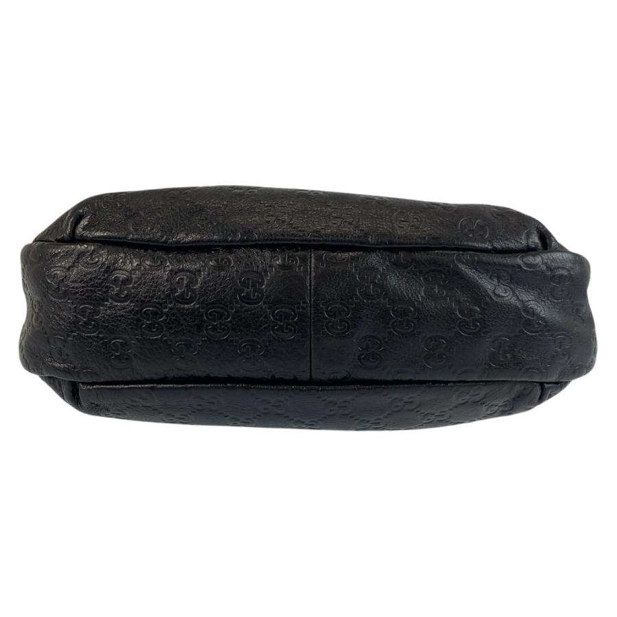 GUCCI（グッチ） 美品 グッチシマ ブラック 黒 ゴールド金具 レザー