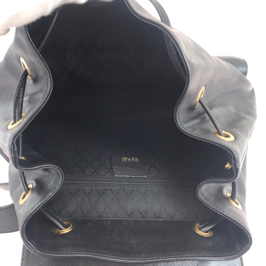 GUCCI（グッチ） 美品 バンブー ブラック 黒 ゴールド金具 レザー 003 