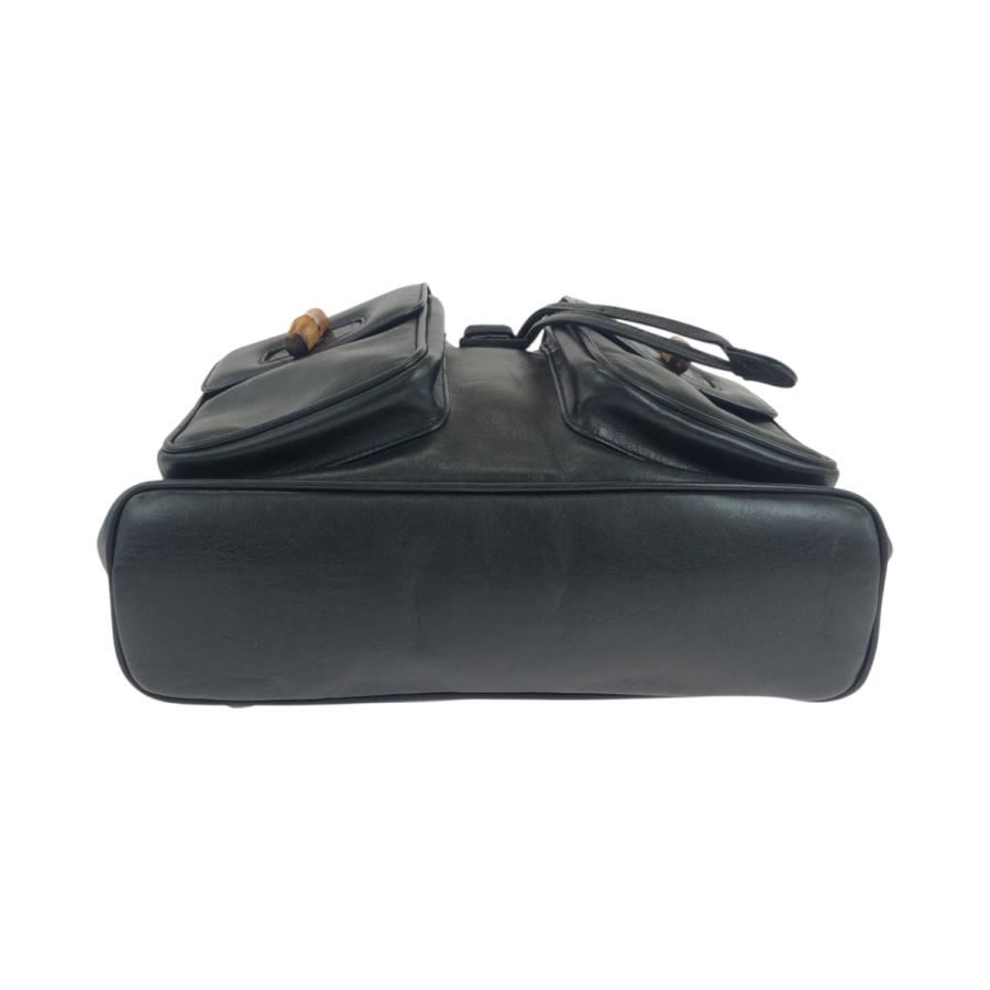 GUCCI（グッチ） 美品 バンブー ブラック 黒 ゴールド金具 レザー 003