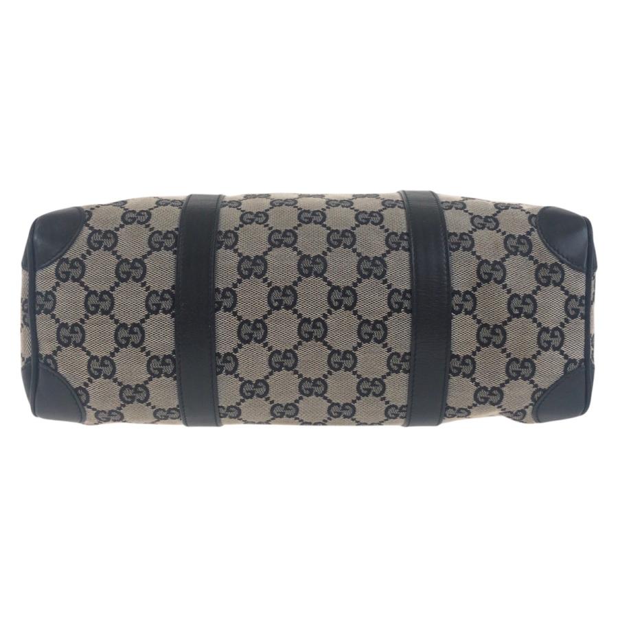 GUCCI（グッチ） ブラック 黒 グレー ゴールド金具 GGキャンバス