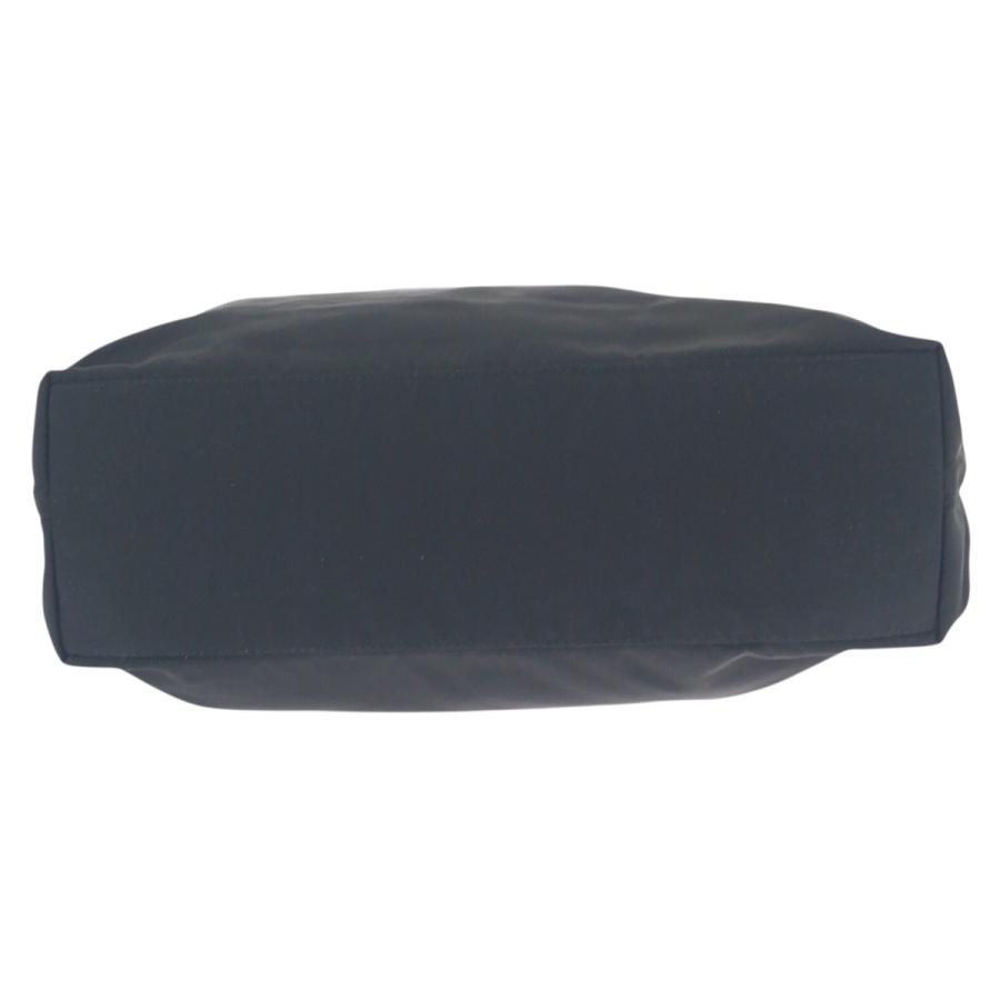 PRADA 美品 プラダ テスート 三角ロゴプレート ブラック ナイロン  