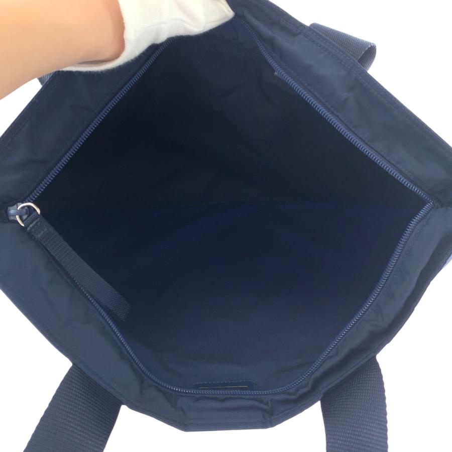 PRADA（プラダ） 美品 テスート 三角ロゴプレート ネイビー シルバー