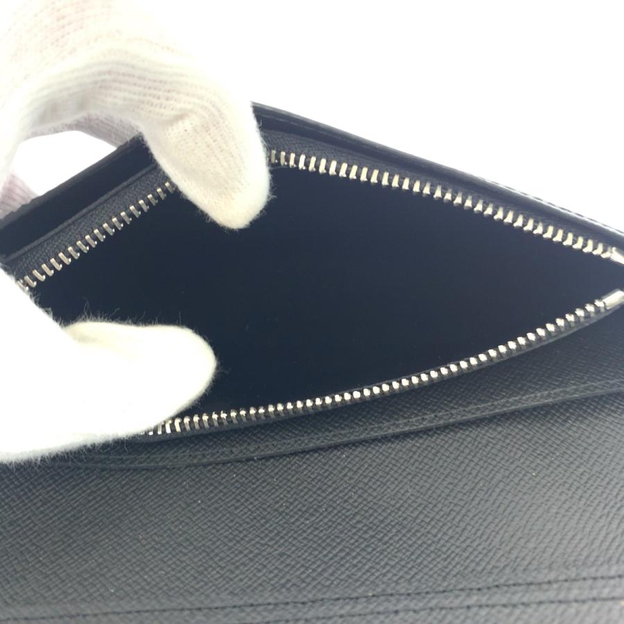 超美品 LOUIS VUITTON ルイヴィトン タイガ ポルトフォイユ ブラザ ノワール ブラック シルバー金具 タイガ M30178 長財布 メンズ 504133 | LOUIS VUITTON | 08