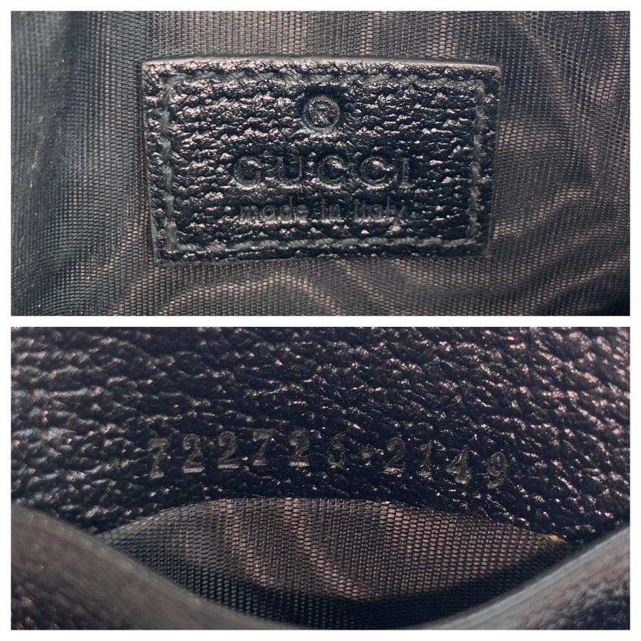 GUCCI（グッチ） 超美品 ダブルG 男女兼用 ブラック 黒 シルバー金具