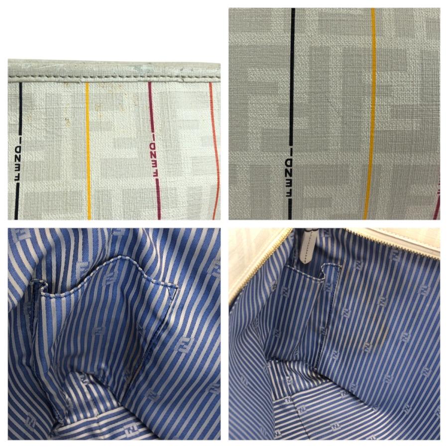 FENDI フェンディ ズッカ ホワイト マルチカラー レザー 88H185 HQP トートバッグ ショルダーバッグ レディース 504177 | FENDI | 06